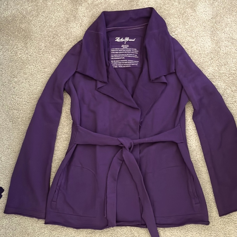 NWOT LUCKY BRAND 100% COTTON BOHO JACKET SIZE L